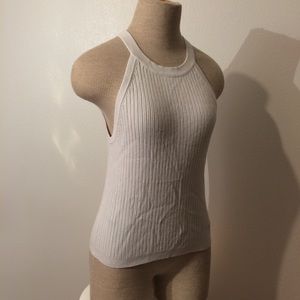 White Forever21 sleeveless shirt - size L